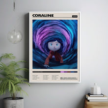 Coraline 2009 Poster, Keith David, Henry Selick, Coraline Movie Poster, Coraline Movie, Coraline Print, Film Art, Photo Art, Retro Modern