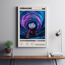 Coraline 2009 Poster, Keith David, Henry Selick, Coraline Movie Poster, Coraline Movie, Coraline Print, Film Art, Photo Art, Retro Modern