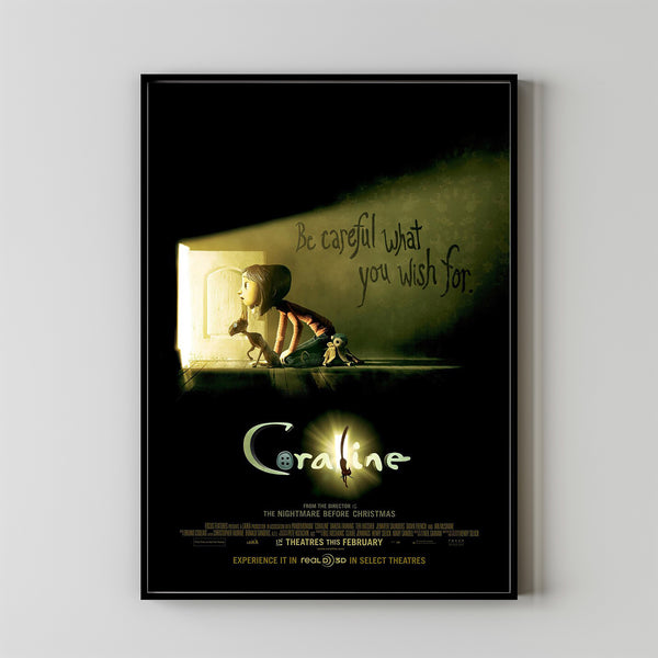 Coraline Movie Poster 2023 FilmRoom Decor Wall ArtPoster GiftCanvas prints 4