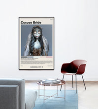 Corpse Bride Poster  Tim Burton, Minimalist Movie Poster, Vintage Retro Art Print, Custom Poster, Wall Art Print, Home Decor 1189195274