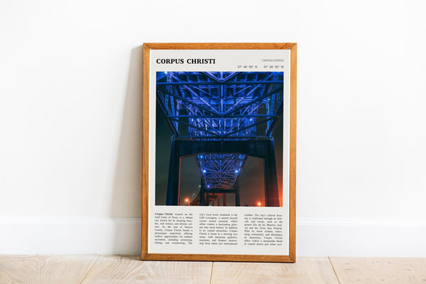 Corpus Christ Texas Wall Art Poster Poster  Corpus Christ Texas Black White Poster  Poster  Art Gift 1699679191