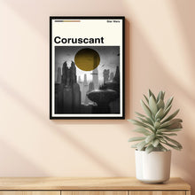 Coruscant Movie Poster, Coruscant Movie, Star Wars Film, Retro Movie, Poster Print Wall Art, Custom Poster, Illustration Art