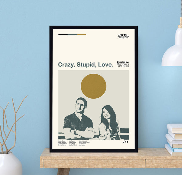 Crazy Stupid Love Poster, Glenn Ficarra, John Requa, Retro Movie Poster, Minimalist Art, Vintage Poster, Movie Poster, Gifts For Him 1693373968