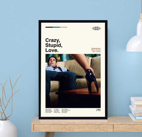 Crazy, Stupid, Love Poster, Glenn Ficarra, John Requa, Retro Movie Poster, Minimalist Art, Vintage Poster, Modern Art, Wall Decor 1731051437