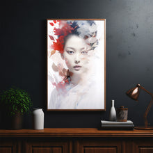 Abstract Double Exposure Poster - Asian Woman with Nature Overlay - Artistic Photography Print for Modern Wall Decor