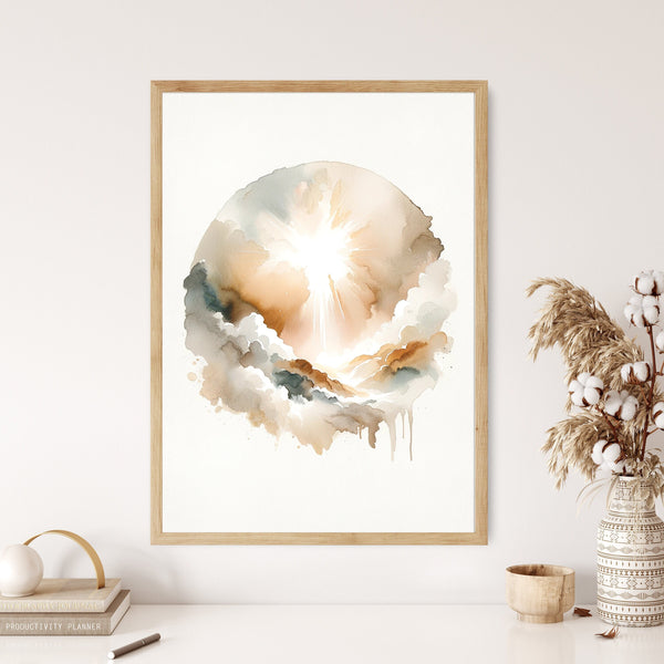 Creation of the World Poster Holy Bible God Print Home Decor Frame Canvas Christian Wall Art Decor Bible 1638779424