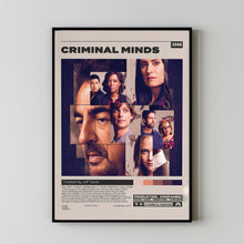 Criminal Minds Poster, Jeff Davis, Minimalist Tv Series, Vintage Retro Art Print
