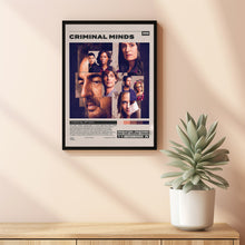 Criminal Minds Poster, Jeff Davis, Minimalist Tv Series, Vintage Retro Art Print