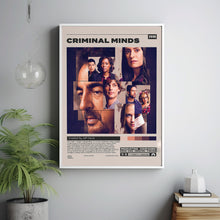 Criminal Minds Poster, Jeff Davis, Minimalist Tv Series, Vintage Retro Art Print