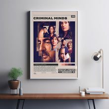 Criminal Minds Poster, Jeff Davis, Minimalist Tv Series, Vintage Retro Art Print