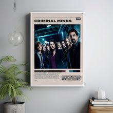 Criminal Minds Poster, Jeff Davis, Minimalist Tv Series, Vintage Retro Art Print 1