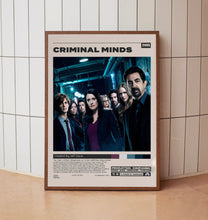 Criminal Minds Poster, Jeff Davis, Minimalist Tv Series, Vintage Retro Art Print 1