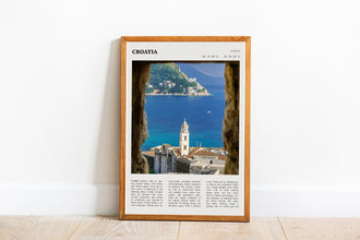 Croatia Print Republic Croatia Zagreb Wall Art Poster  Black White Poster  Poster  Art Gift 1704360833