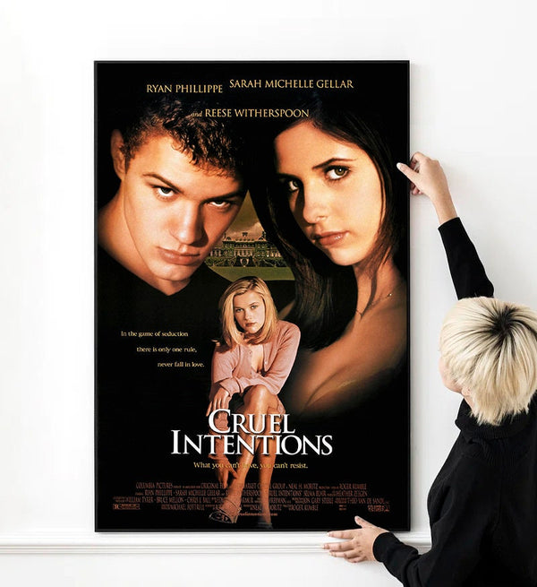 Cruel Intentions (1999) Movie Poster High Quality Print Photo Wall Art Canvas Cloth Vintage Movie Poster for Gift 1568139012