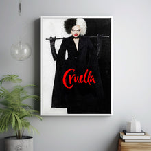 Cruella 2021 Poster Art Print Movie Posters Gift for Movie lovers