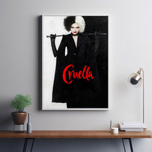 Cruella 2021 Poster Art Print Movie Posters Gift for Movie lovers