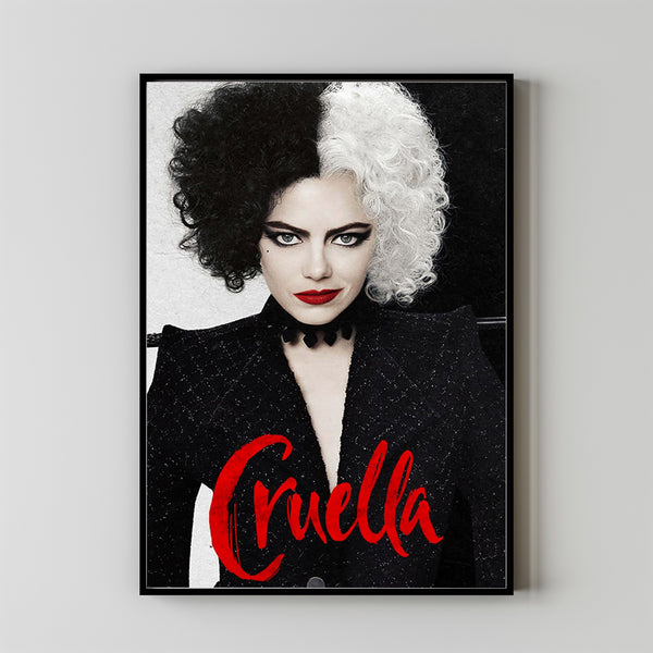 Cruella 2021 Poster Art Print Movie Posters Gift for Movie lovers 4