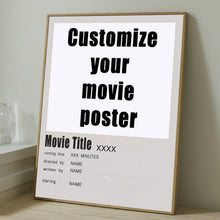 Custom Movie Poster Canvas Poster Minimalist Poster Art Print Gifts for Lover Mural Painting Home Decoration 1782167917