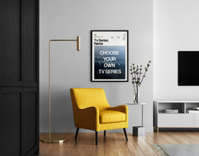Custom Tv Series Poster, Custom Poster Print, Personalized Tv Series Poster, Customize Tv Series Poster, Personalized Tv Series Print 1436646451