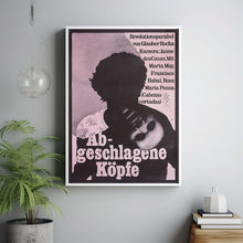 Cutting Heads Movie Poster Print, Canvas Wall Art, Room Decor, Movie Art