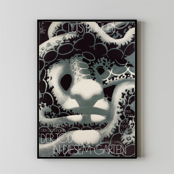 DEATH IN THE GARDEN Movie Poster, Canvas Wall Art, Room Decor, Movie Art