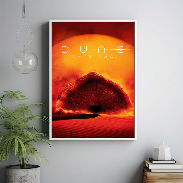 DUNE PART TWO Movie Poster - Vintage Retro Art Print for Cult Movie Fans 002