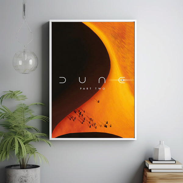 DUNE PART TWO Movie Poster - Vintage Retro Art Print for Cult Movie Fans 005