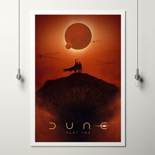 DUNE PART TWO Movie Poster - Vintage Retro Art Print for Cult Movie Fans