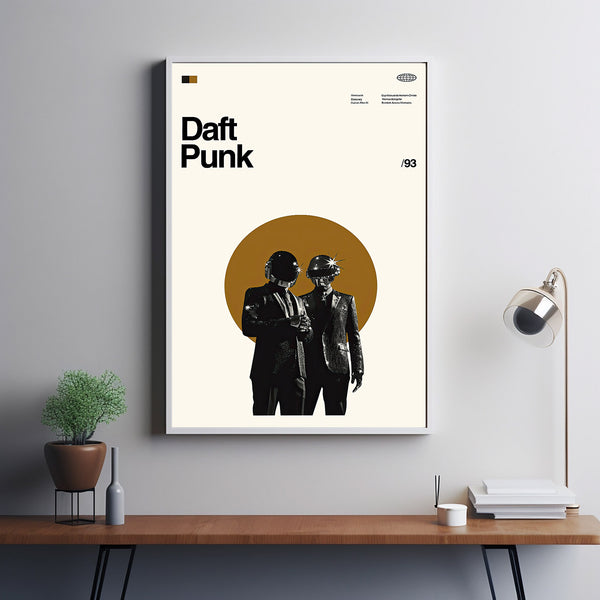 Daft Punk Poster, Daft Punk Movie, Discovery Film, Custom Print, Vintage Print, Minimalist Movie Art, Aesthetic Poster, Vintage Movie