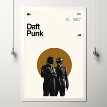 Daft Punk Poster, Human After All, Daft Punk Movie Poster, Daft Punk Movie, Daft Punk Art, Daft Punk Print Art, Film Art, Retro Modern