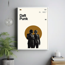 Daft Punk Poster, Human After All, Daft Punk Movie Poster, Daft Punk Movie, Daft Punk Art, Daft Punk Print Art, Film Art, Retro Modern