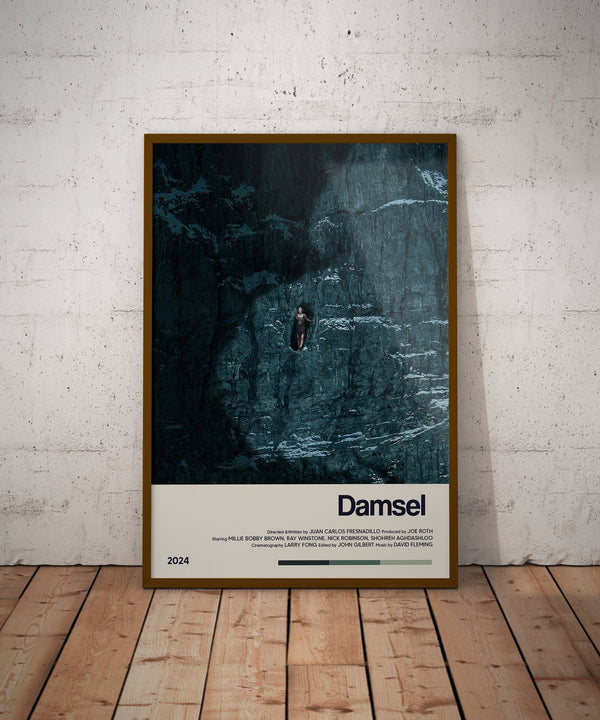 Damsel Movie Poster - Retro Movie Poster Print - Wall Art Poster Decor - Vintage Movie Poster Art - Minimalist Movie Poster - Tv Show Poster 1699843677 - Copy (3)