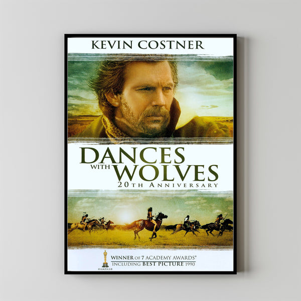 Dances with Wolves Poster Art Print Movie Posters Gift for Movie lovers