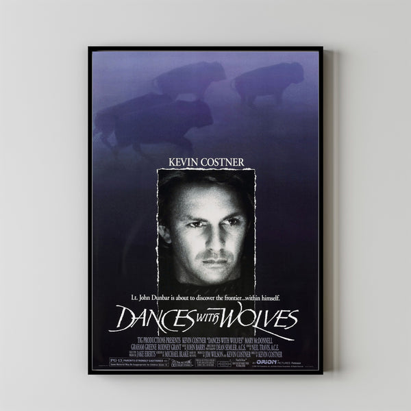 Dances with Wolves Poster Art Print Movie Posters Gift for Movie lovers 1