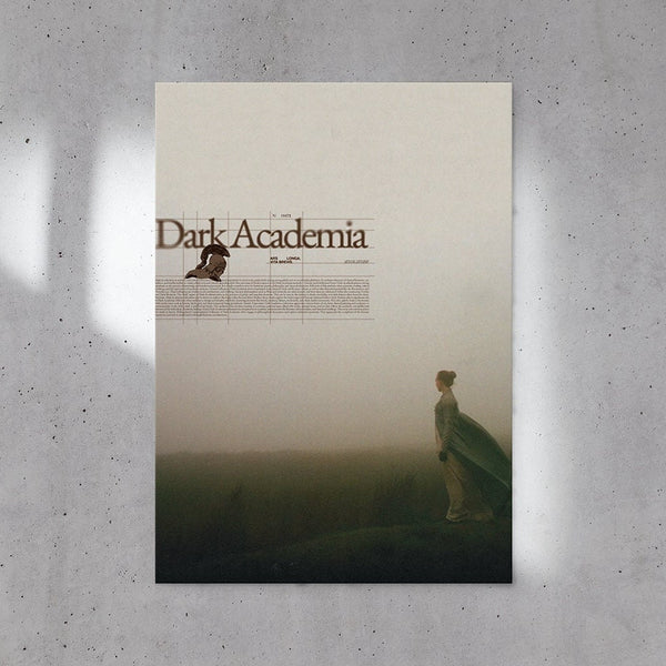 Dark Academia Movie Poster, Original Design, Dark Academia, Wall Art, Poster Wall Art, Movie Print, Movie Poster 1572893461