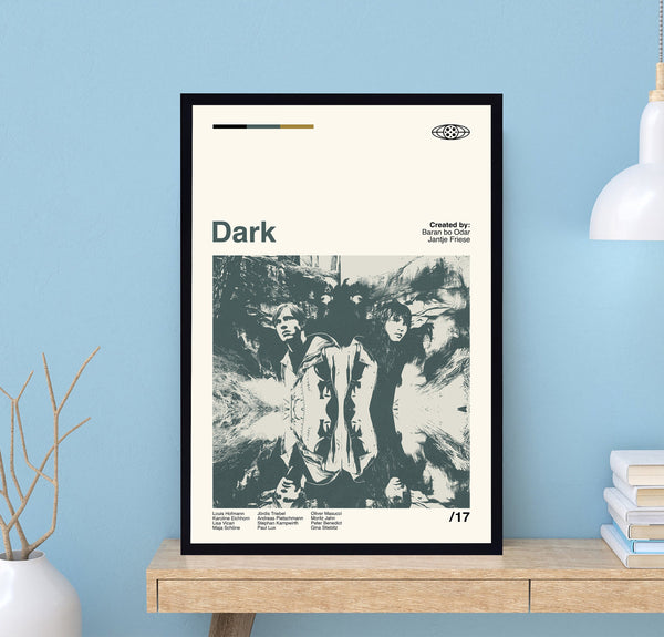 Dark Poster, Baran bo Odar, Jantje Friese, Retro Movie Poster, Abstrac ...
