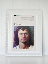 David Koresh Poster Wall Art Quote Cult Leader Seventh-day Adventists  Branch Davidians  Poster  Art Gift 1550542448
