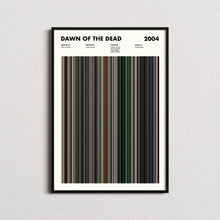 Dawn of the Dead Movie Barcode Print, Dawn of the Dead Print, Dawn of the Dead Poster 1641825779