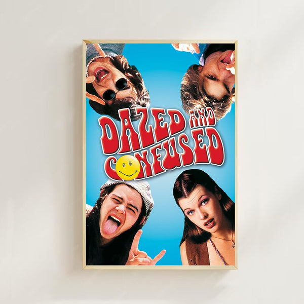 Dazed and Confused (1993)--Movie  Poster(Regular Style) Art Prints,Home Decor,Vintage Movie Poster,Canvas Poster 1631973546