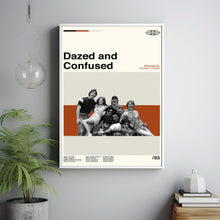 Dazed and Confused - Richard Linklater - Mid Century Art - Retro Movie Poster - Modern Art - Minimalist Art - Vintage Poster - Wall Art