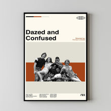 Dazed and Confused - Richard Linklater - Mid Century Art - Retro Movie Poster - Modern Art - Minimalist Art - Vintage Poster - Wall Art