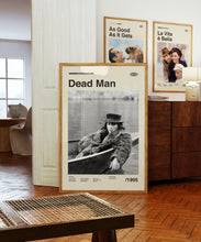 Dead Man Wall Art Print - Johnny Depp Movie Poster - Minimalist - Midcentury Art 1449906001