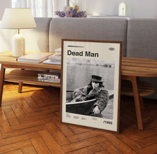 Dead Man Wall Art Print - Johnny Depp Movie Poster - Minimalist - Midcentury Art 1449906001