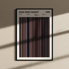 Dead Poets Society Movie Barcode Print, Dead Poets Society Print, Dead Poets Society Poster, Dead Poets Society Wall Art 1664074055