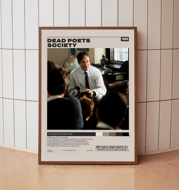 Dead Poets Society, Peter Weir, Minimalist Movie Poster, A3 poster 1