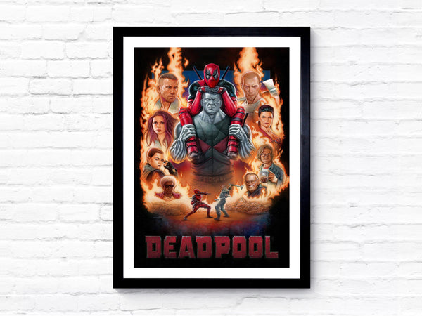 Deadpool 2 - 2018 - Movie Poster - Film Poster - Cinema Poster - A1A2A3A4A5 1592405113