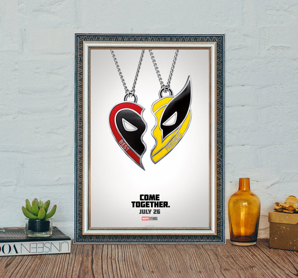 Deadpool & Wolverine Movie Poster Print, High Quality Canvas Cloth Poster, Deadpool 3 (2024) Rolled Poster 1668948736