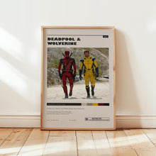 Deadpool & Wolverine Poster, Ryan Reynolds Wall Art, Minimalist Wall Decor, Superhero Team-Up Film Print, Gift for Movie Lovers 1747846865