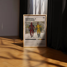Deadpool & Wolverine Poster, Ryan Reynolds Wall Art, Minimalist Wall Decor, Superhero Team-Up Film Print, Gift for Movie Lovers 1747846865
