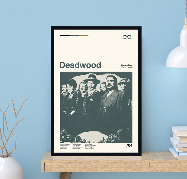Deadwood Movie, Deadwood Poster, Wall Art Print, Minimalist Movie, Modern Vintage, Minimalist Poster, Vintage Poster, Birthday Gifts 1701410615